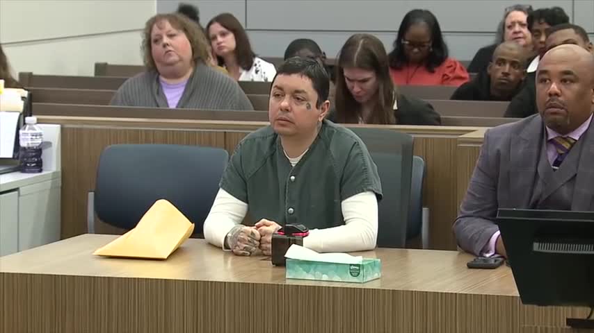 David McPherson në sallën e gjyqit gjatë seancës së dënimit (Foto: WXYZ)
