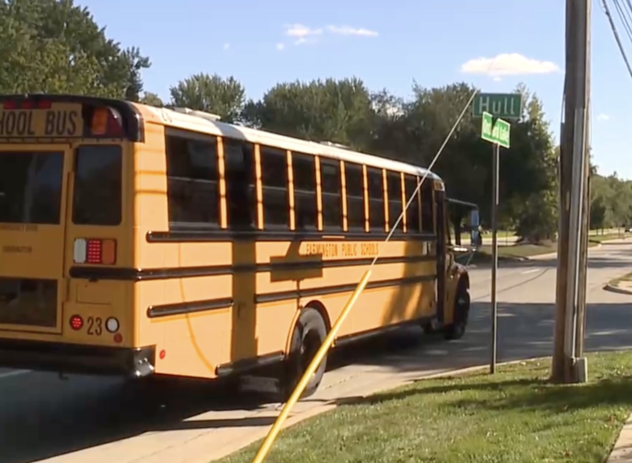 Autobusi i shkollës në Farmington Hills